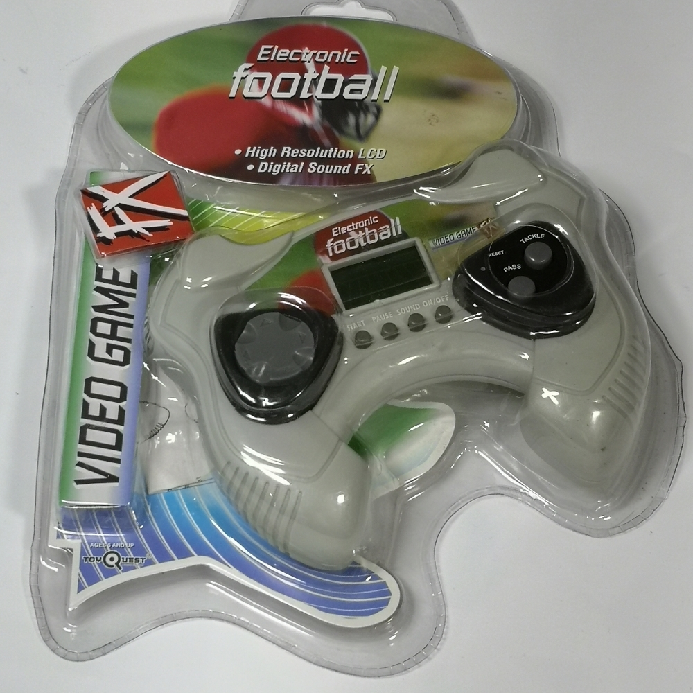 Video Game FX Electronic Football  Toy Quest  High Resolution LCD  Digital Sound